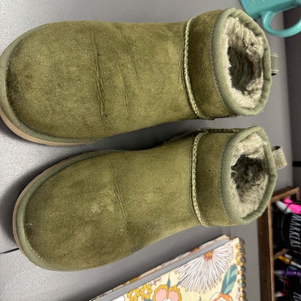 Mini Green Ugg Boots